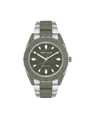 Considéré Anne Klein Solar Recycled Ocean Plastic Bracelet Watch   | NLQ-7066006